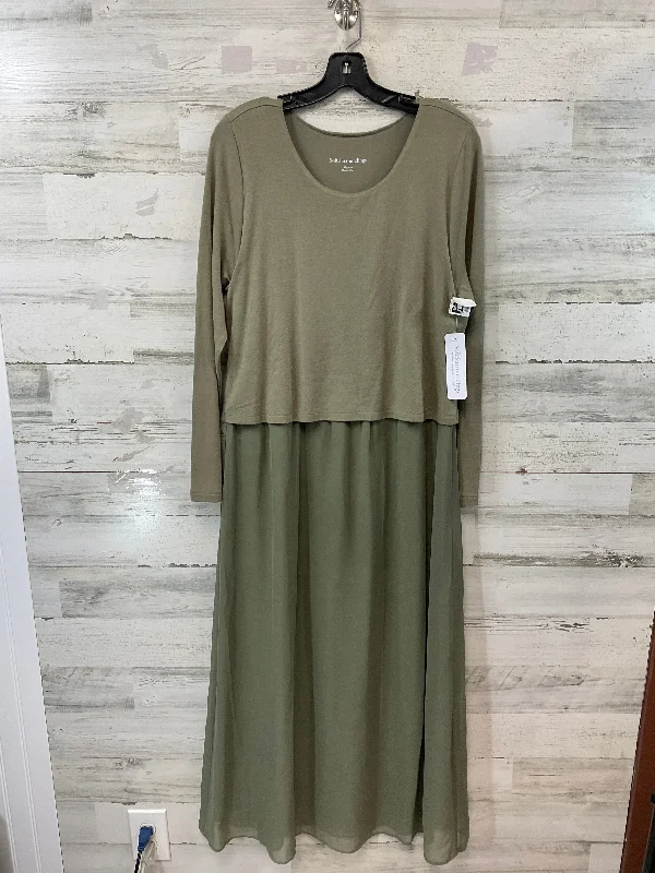 Dress Casual Maxi By Soft Surroundings In Green, Size: M