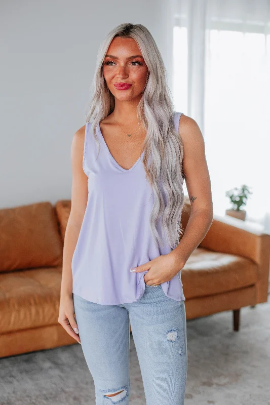 Linley Basic Tank - Pale Lavender