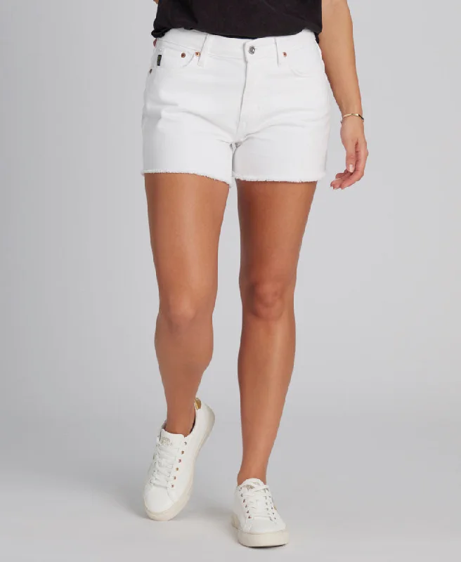 Vintage Mid Rise Slim Shorts | Optic